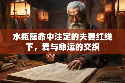 水瓶座命中注定的夫妻红线下，爱与命运的交织