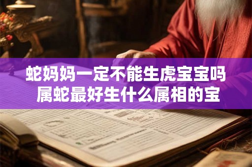 蛇妈妈一定不能生虎宝宝吗 属蛇最好生什么属相的宝宝