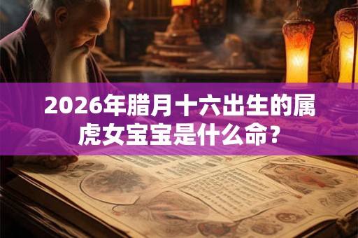 2026年腊月十六出生的属虎女宝宝是什么命？
