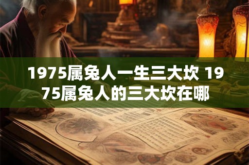 1975属兔人一生三大坎 1975属兔人的三大坎在哪