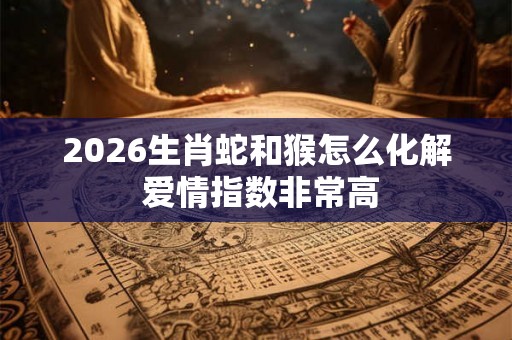 2026生肖蛇和猴怎么化解 爱情指数非常高 2026生肖蛇和猴怎么化解 爱情指数非常高