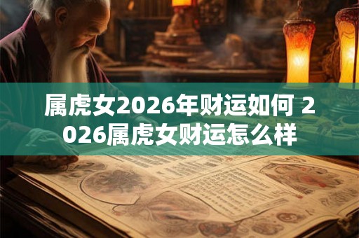 属虎女2026年财运如何 2026属虎女财运怎么样