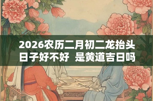 2026农历二月初二龙抬头日子好不好  是黄道吉日吗