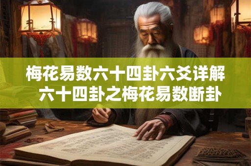 梅花易数六十四卦六爻详解  六十四卦之梅花易数断卦