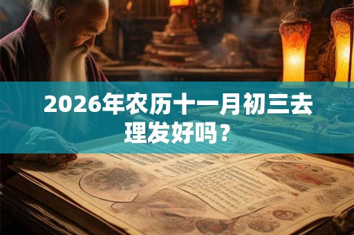 2026年农历十一月初三去理发好吗？