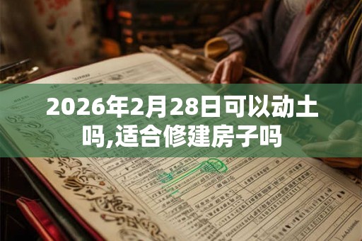 2026年2月28日可以动土吗,适合修建房子吗