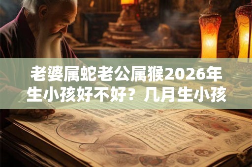 老婆属蛇老公属猴2026年生小孩好不好？几月生小孩好？