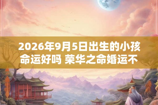 2026年9月5日出生的小孩命运好吗 荣华之命婚运不顺