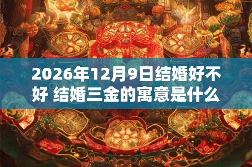 2026年12月9日结婚好不好 结婚三金的寓意是什么