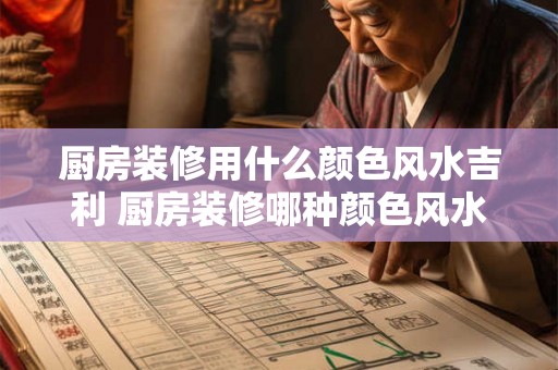 厨房装修用什么颜色风水吉利 厨房装修哪种颜色风水好