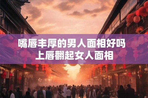 嘴唇丰厚的男人面相好吗 上唇翻起女人面相 嘴唇丰厚的男人面相好吗 上唇翻起女人面相
