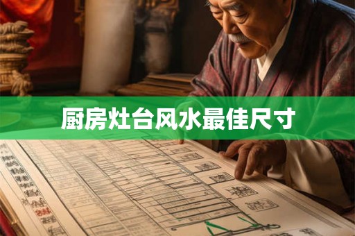 厨房灶台风水最佳尺寸