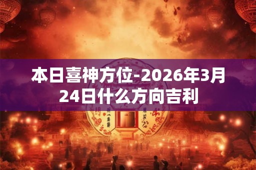 本日喜神方位-2026年3月24日什么方向吉利 本日喜神方位-2026年3月24日什么方向吉利