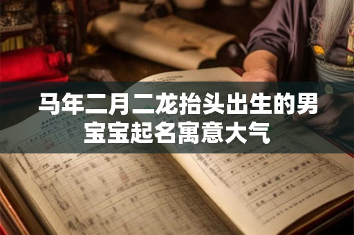 马年二月二龙抬头出生的男宝宝起名寓意大气