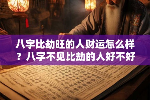 八字比劫旺的人财运怎么样？八字不见比劫的人好不好？