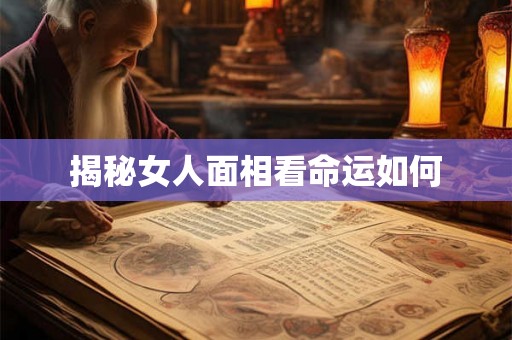 揭秘女人面相看命运如何