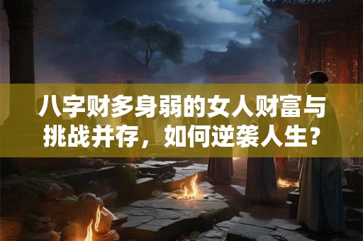 八字财多身弱的女人财富与挑战并存，如何逆袭人生？