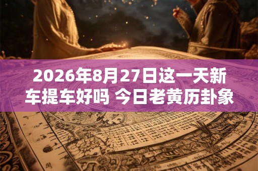 2026年8月27日这一天新车提车好吗 今日老黄历卦象