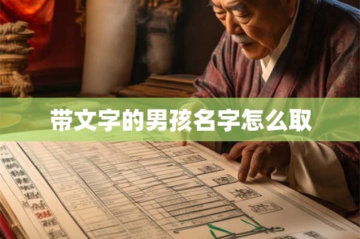 带文字的男孩名字怎么取 带文字的男孩名字怎么取