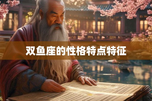 双鱼座的性格特点特征