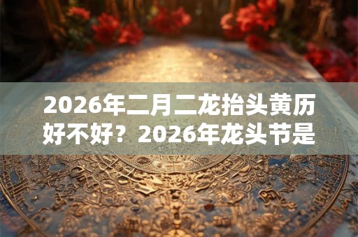 2026年二月二龙抬头黄历好不好？2026年龙头节是黄道吉日吗？