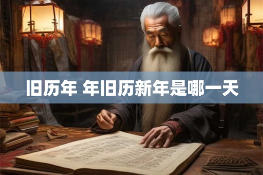 旧历年 年旧历新年是哪一天