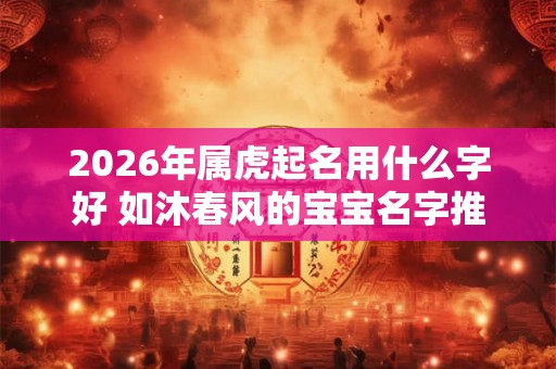 2026年属虎起名用什么字好 如沐春风的宝宝名字推荐