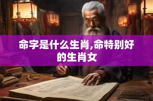 命字是什么生肖,命特别好的生肖女