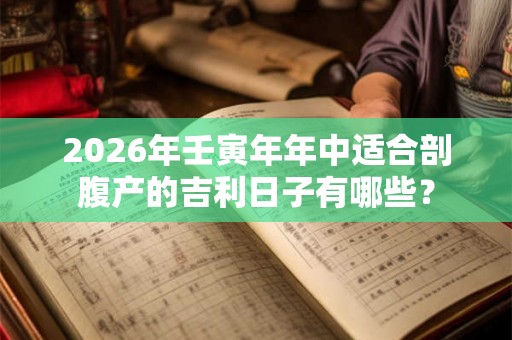 2026年壬寅年年中适合剖腹产的吉利日子有哪些？