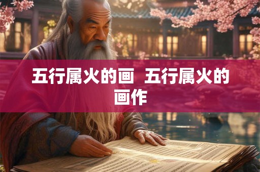 五行属火的画  五行属火的画作