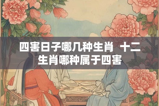 四害日子哪几种生肖 十二生肖哪种属于四害 四害日子哪几种生肖 十二生肖哪种属于四害
