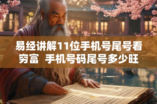 易经讲解11位手机号尾号看穷富  手机号码尾号多少旺财