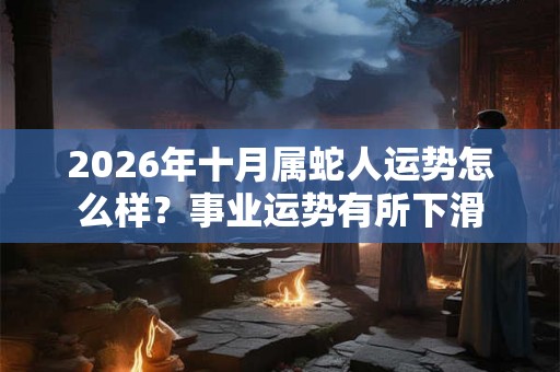 2026年十月属蛇人运势怎么样？事业运势有所下滑