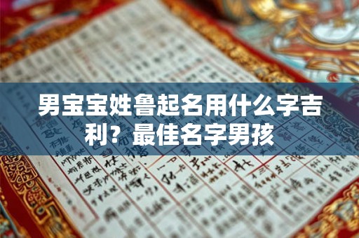 男宝宝姓鲁起名用什么字吉利?最佳名字男孩 男宝宝姓鲁起名用什么字吉利?最佳名字男孩