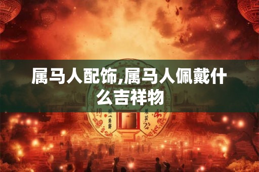 属马人配饰,属马人佩戴什么吉祥物 属马人配饰,属马人佩戴什么吉祥物