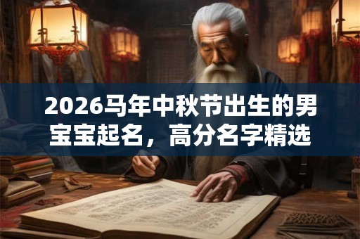 2026马年中秋节出生的男宝宝起名,高分名字精选 2026马年中秋节出生的男宝宝起名,高分名字精选