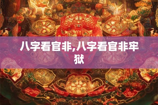 八字看官非,八字看官非牢狱