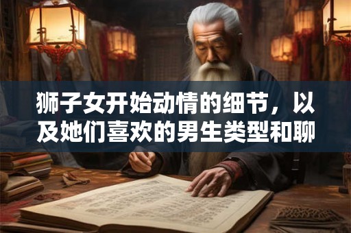 狮子女开始动情的细节,以及她们喜欢的男生类型和聊天方式 狮子女开始动情的细节,以及她们喜欢的男生类型和聊天方式