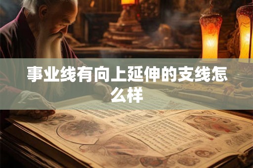 事业线有向上延伸的支线怎么样