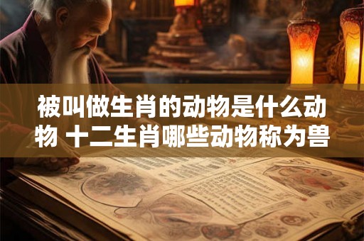 被叫做生肖的动物是什么动物 十二生肖哪些动物称为兽