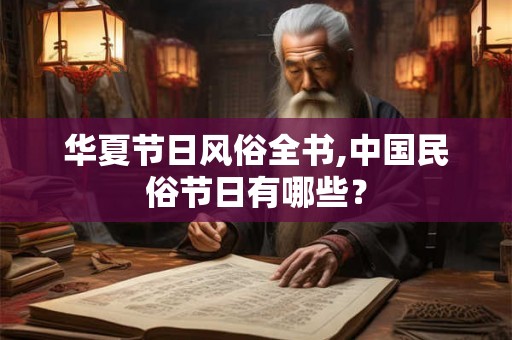 华夏节日风俗全书,中国民俗节日有哪些？
