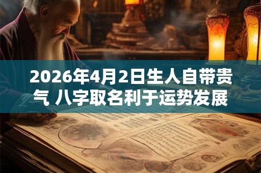 2026年4月2日生人自带贵气 八字取名利于运势发展