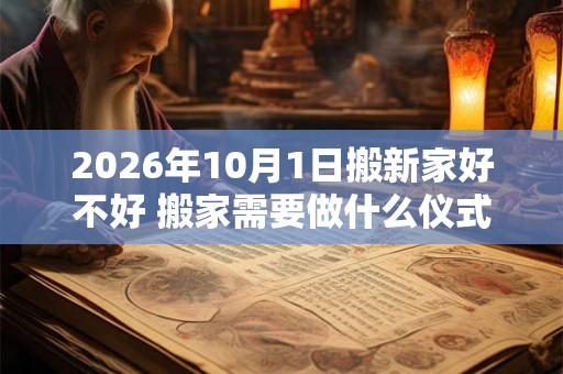 2026年10月1日搬新家好不好 搬家需要做什么仪式