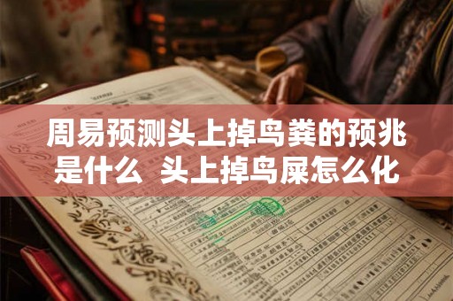 周易预测头上掉鸟粪的预兆是什么  头上掉鸟屎怎么化解
