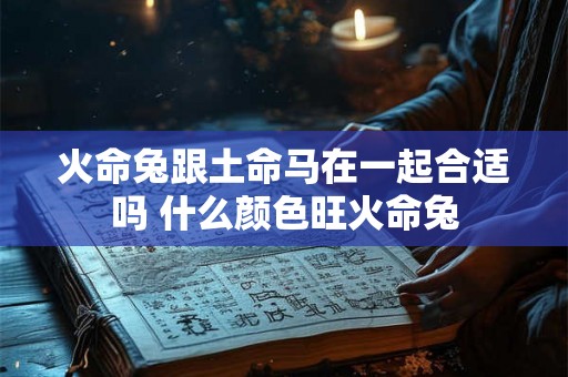 火命兔跟土命马在一起合适吗 什么颜色旺火命兔 火命兔跟土命马在一起合适吗 什么颜色旺火命兔