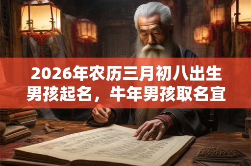 2026年农历三月初八出生男孩起名，牛年男孩取名宜用字！