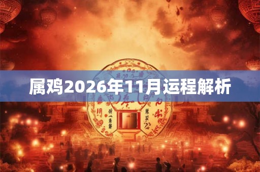 属鸡2026年11月运程解析