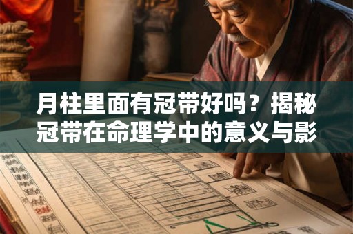 月柱里面有冠带好吗？揭秘冠带在命理学中的意义与影响
