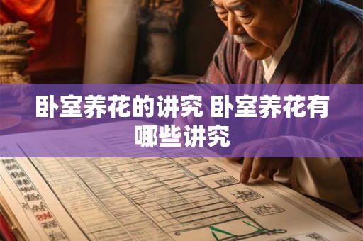 卧室养花的讲究 卧室养花有哪些讲究