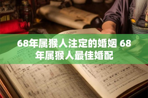 68年属猴人注定的婚姻 68年属猴人最佳婚配 68年属猴人注定的婚姻 68年属猴人最佳婚配